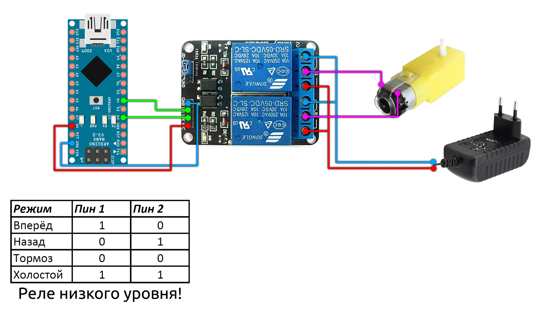 Управление двумя. Реле управления двигателя ардуино. Реверс двигателя на ардуино. Реверс на реле ардуино. Arduino управление реле мотор.